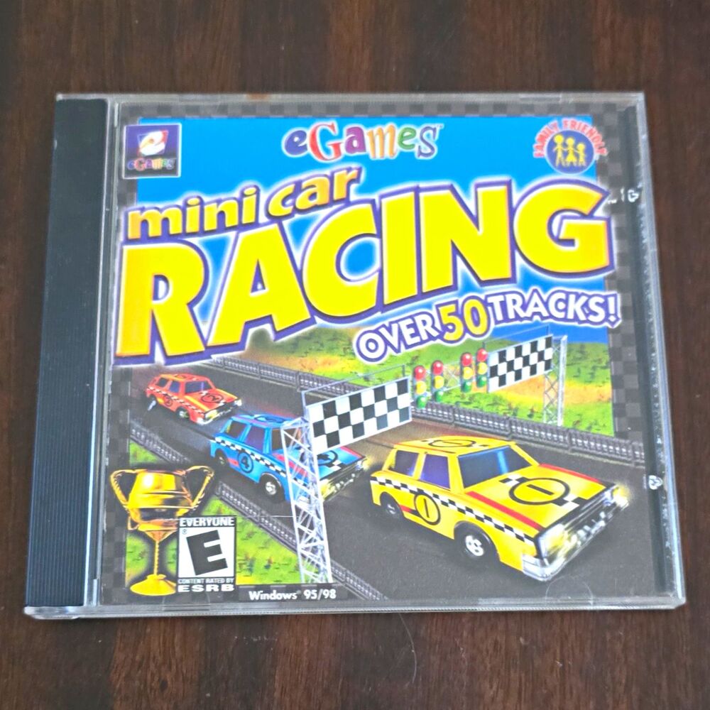 eGames Mini Car Racing PC CD-ROM Windows 95/98 2000 E Racing Multiplayer
